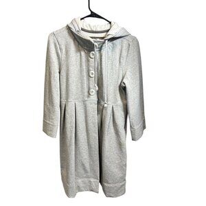 Old Navy Babydoll Hooded Light Grey Sweater